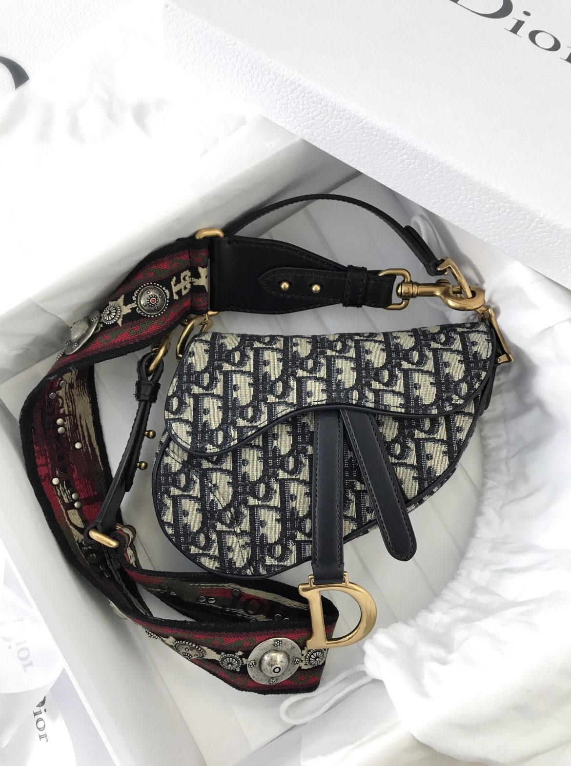 dior bag with strap
