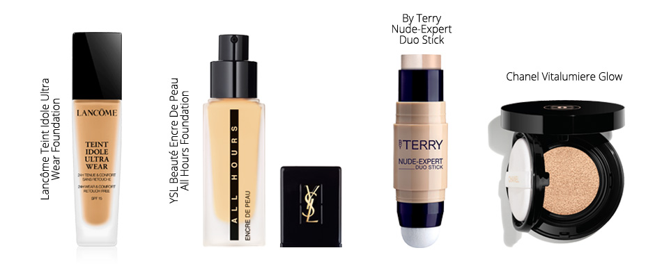 Foundations - YSL Beaute, Lancome, By Terry, Chanel